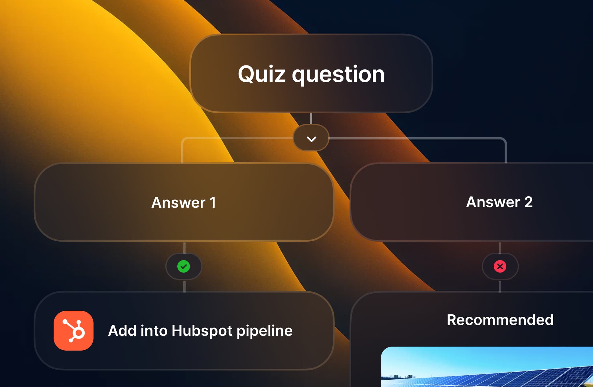 Screenshot of Tapform conditional logic settings in form builder.