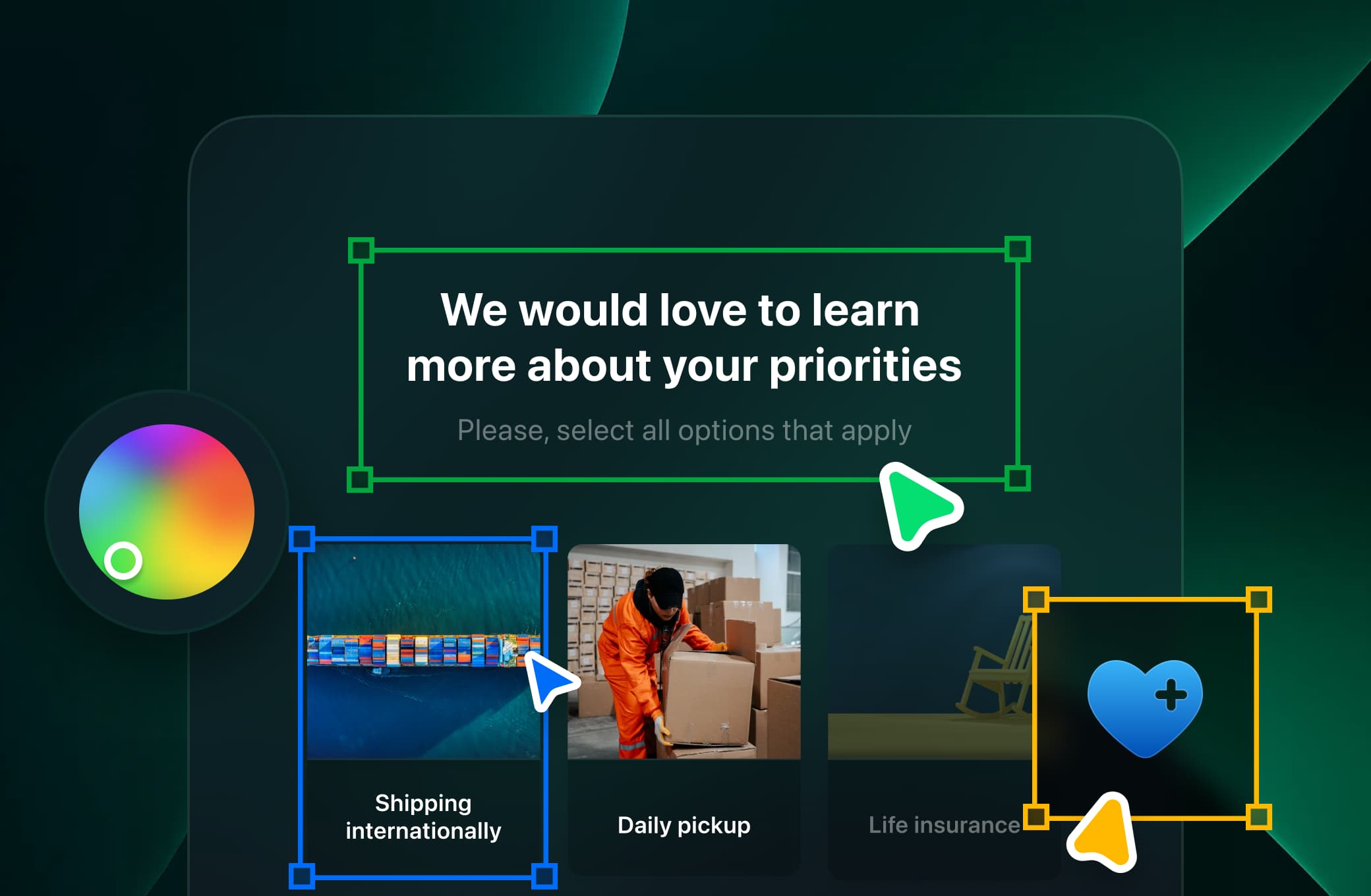 Screenshot of Tapform drag & drop form builder interface.