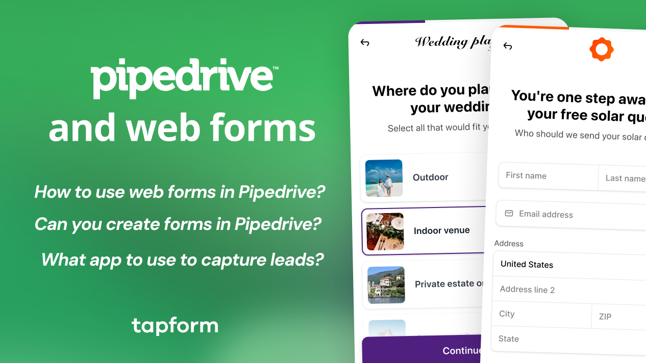 pipedrive web forms: how to use web forms in pipedrive?
